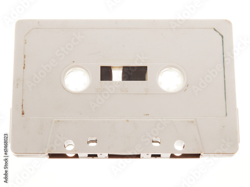 old, retro music audio tape