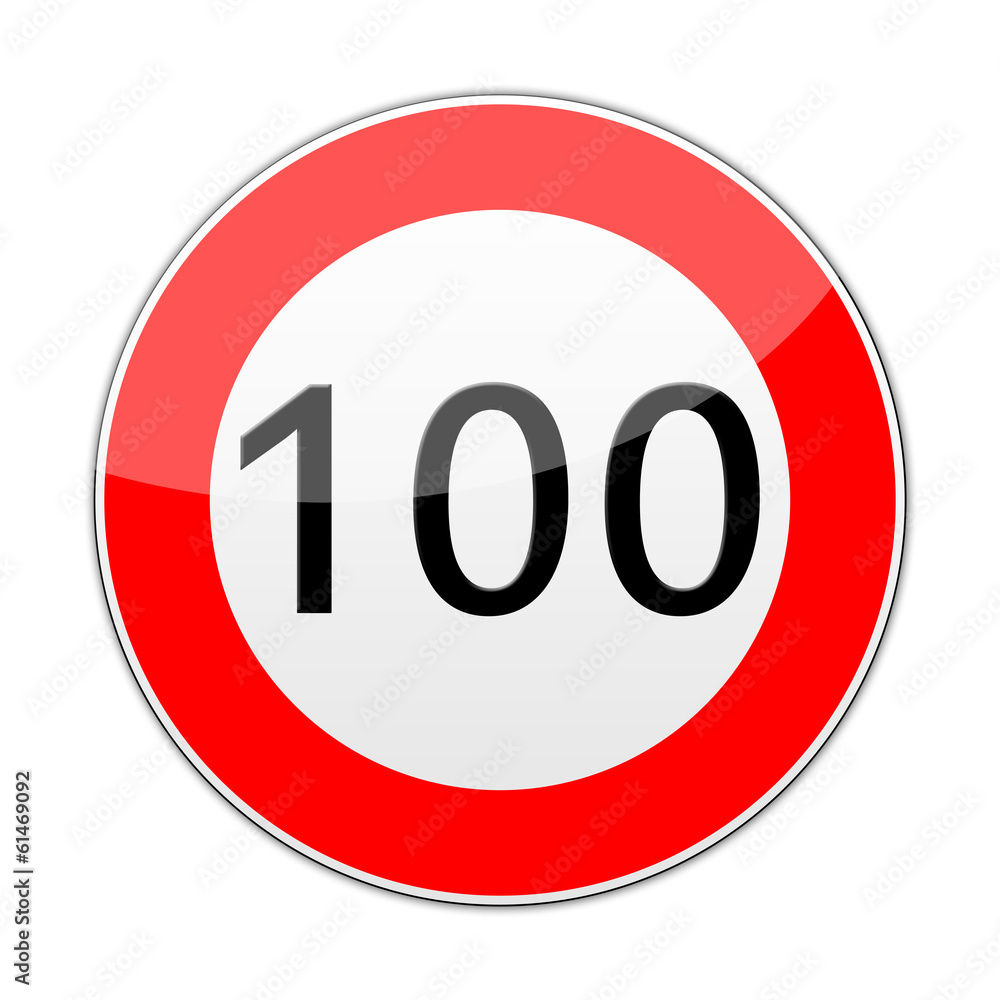 Verkehrszeichen 100 Verkehrszeichen 100