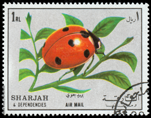 SHARJAH AND DEPENDENCIES - CIRCA 1972: stamp printed by Sharjah