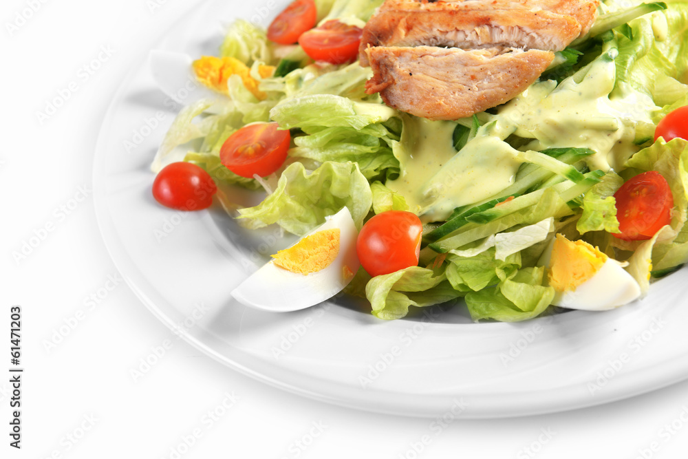 salad with lettuce