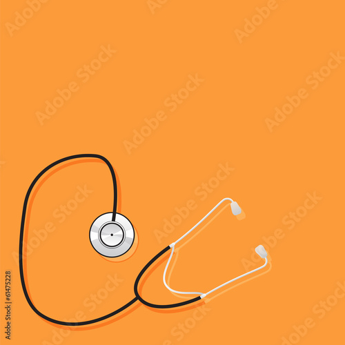 medical tool on a orange background