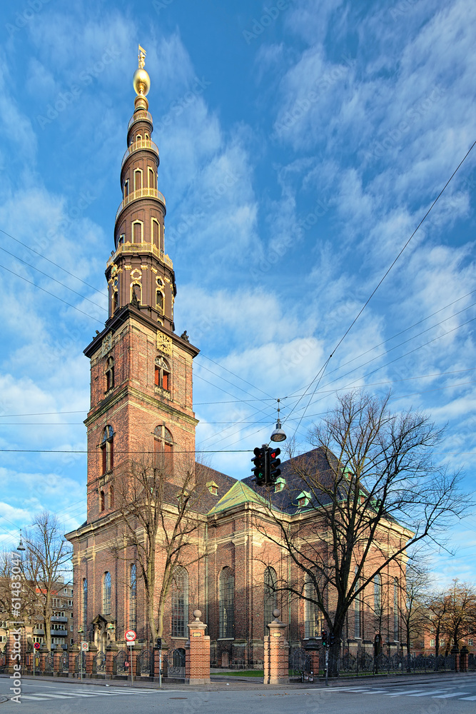 Obraz premium Church of Our Saviour in Copenhagen, Denmark