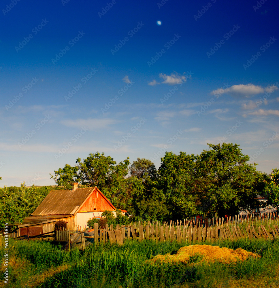 house in the village