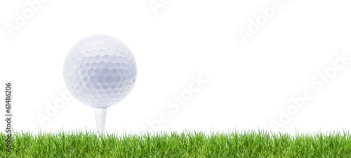 Golfball im Green