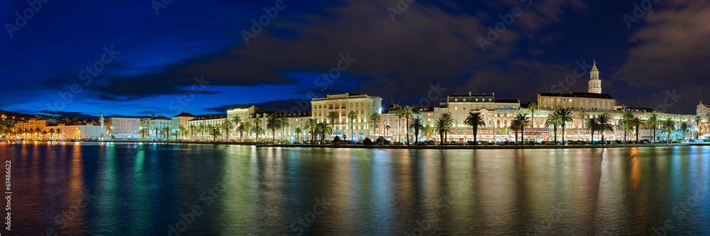 Split Kroatien Hafen Panorama