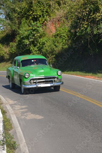 Classic oldtimer car in Cuba