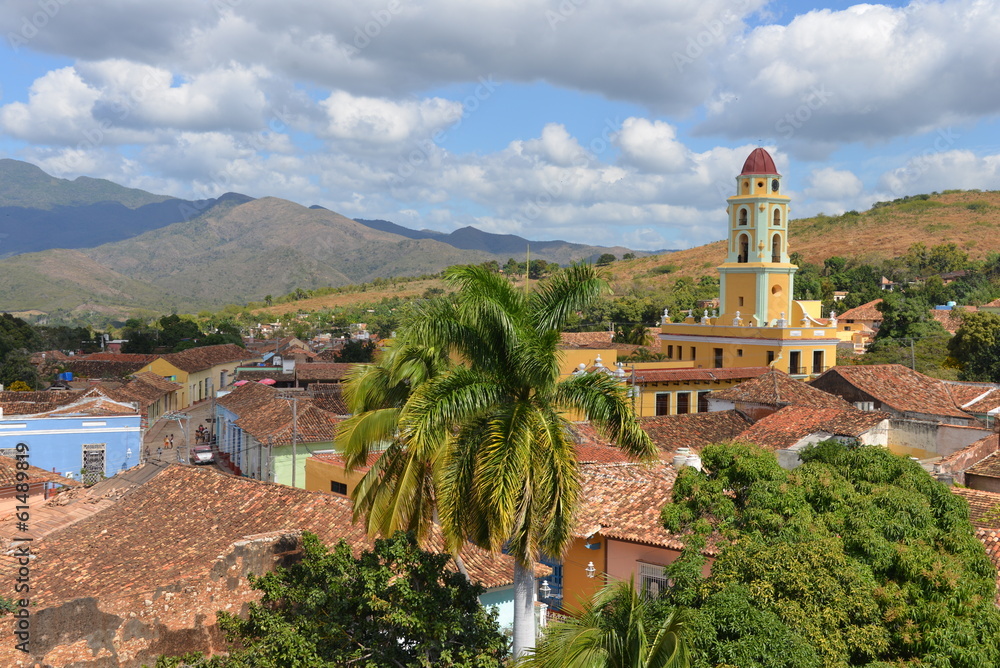 View over Trinidad in Cuba