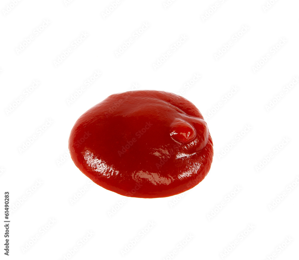 Tomato ketchup isolated on a white background. Tomato ketchup isolated on a white background.