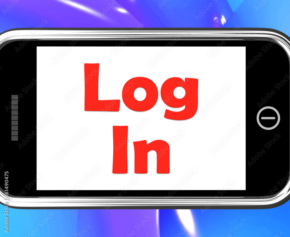 Log In Login On Phone Shows Sign In Online