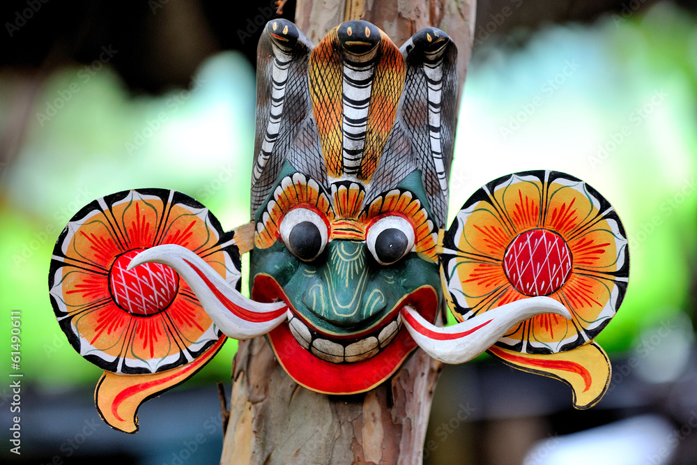 Naklejka premium Sri Lanka