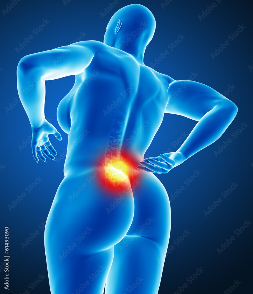 Woman joint pain