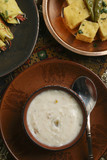 Shrikhand is an Indian sweet dish made of strained yogurt