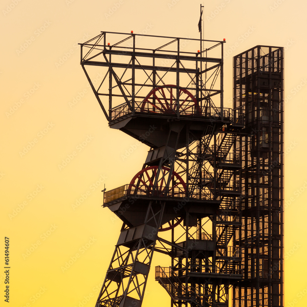 Mining Industry Monument - obrazy, fototapety, plakaty 
