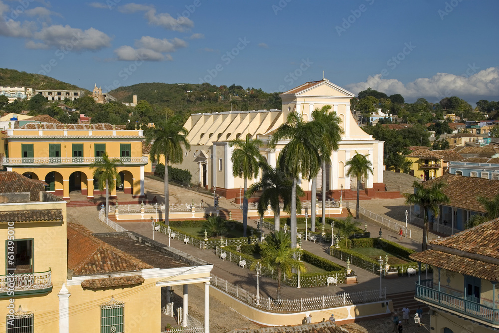 Fototapeta premium Plaza Mayor, Trinidad, Cuba
