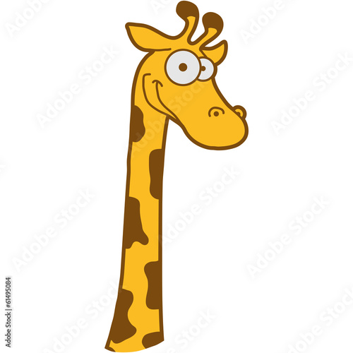 Lustige Komische Cartoon Comic Giraffe Design