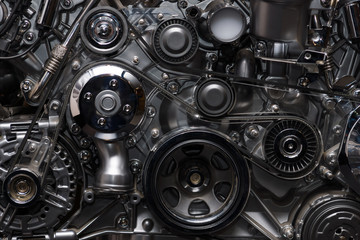 A fragment of the engine