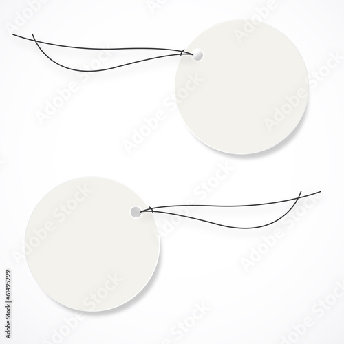Etiquette ronde