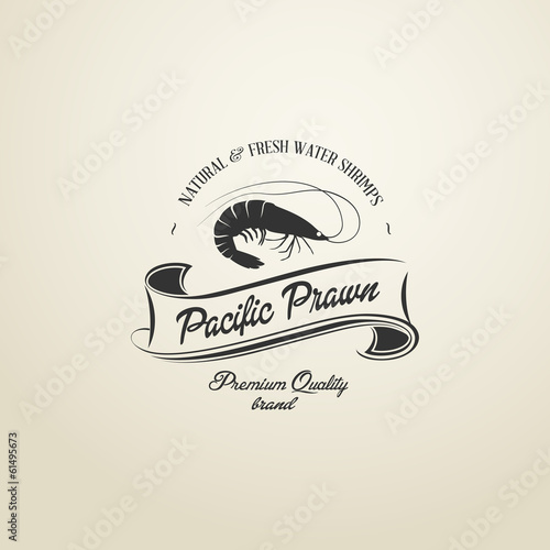 Vintage Pacific Prawn badge