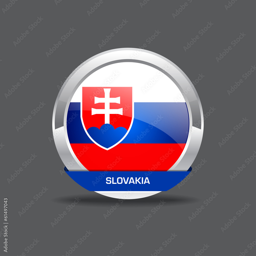 Slovakia Flag Vector Icon