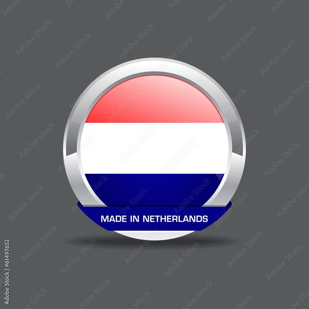 Netherlands Flag Vector Icon