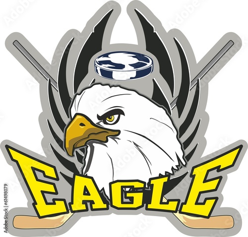 Hockey eagle