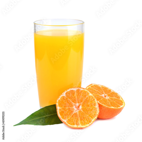 Juice from tangerines