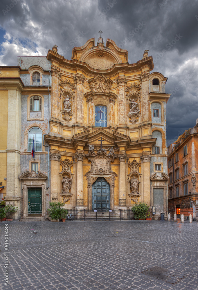 The Santa Maria Maddalena church in Rome. Italy.