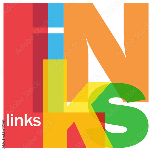 "LINKS" Letter Collage (frequently asked questions answers faqs)