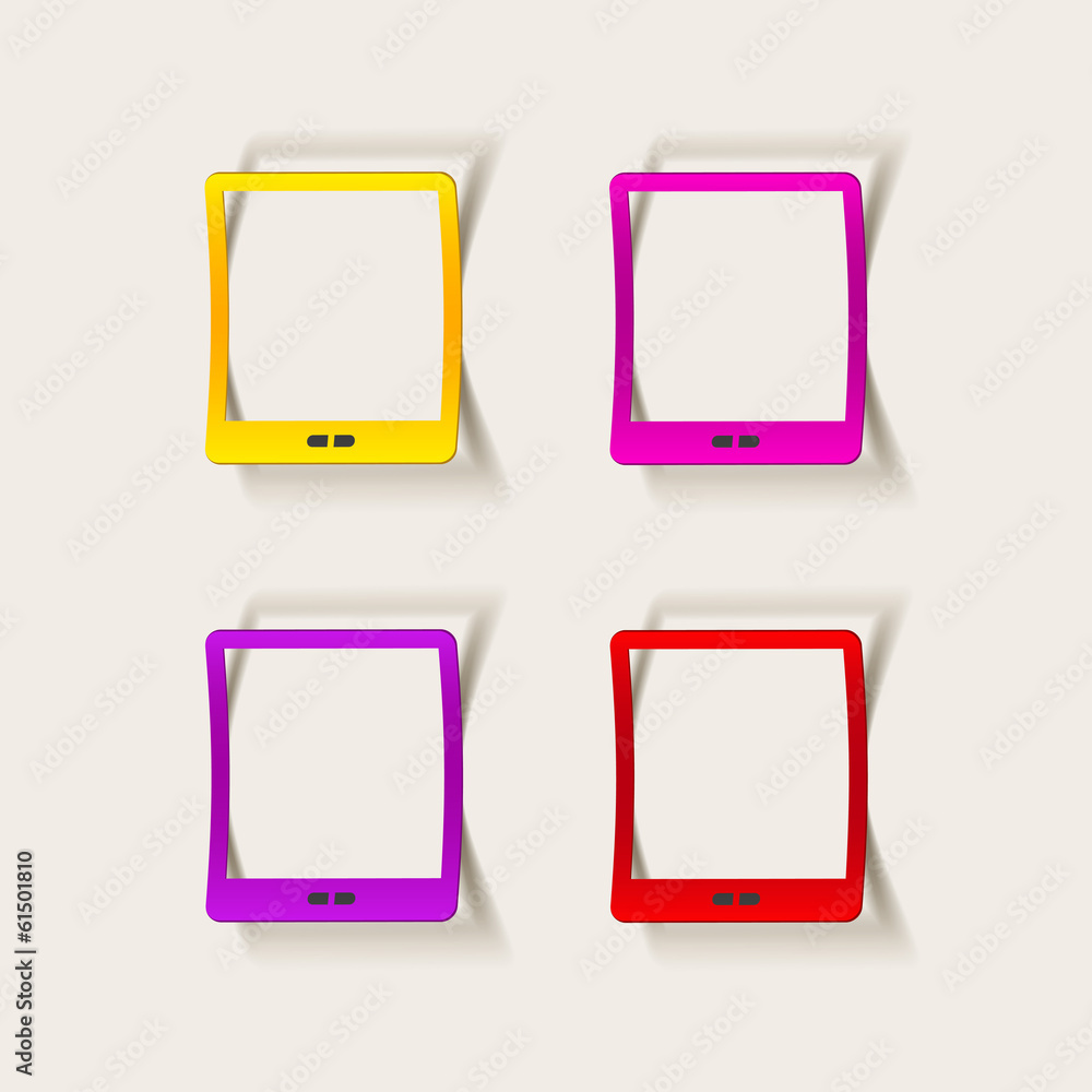 realistic design element: smartphone realistic design element: smartphone