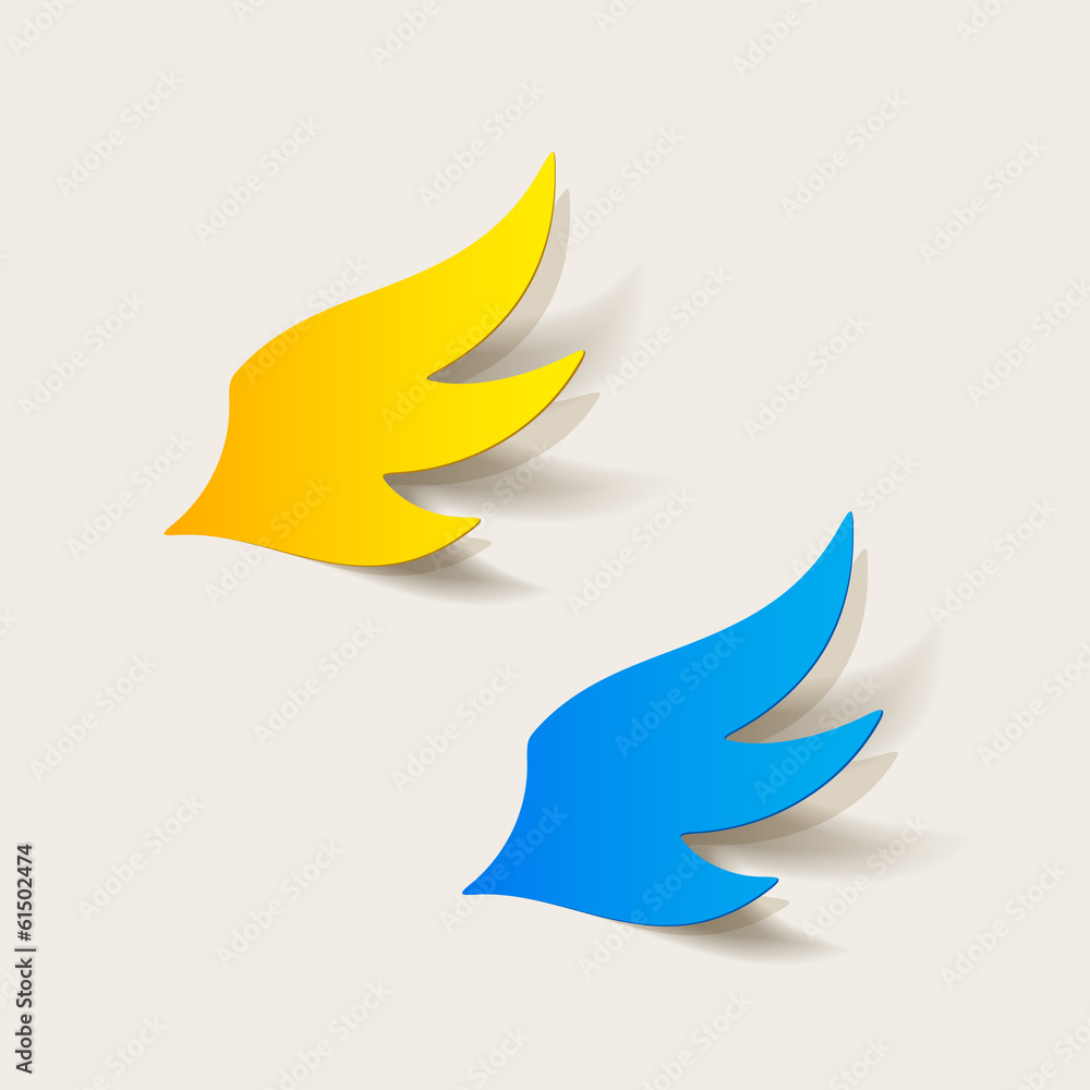 realistic design element: wing