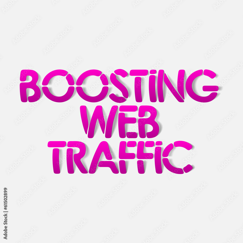 realistic design element: boosting web traffic