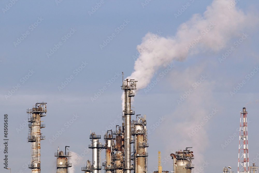 Fototapeta premium Industrial smoke from chimney