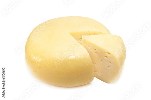 round yellow cheese