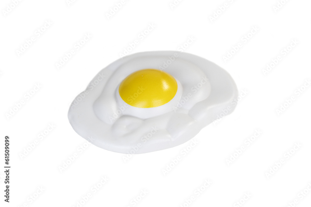 Toy egg plastic isolated on white background Toy egg plastic isolated on white background