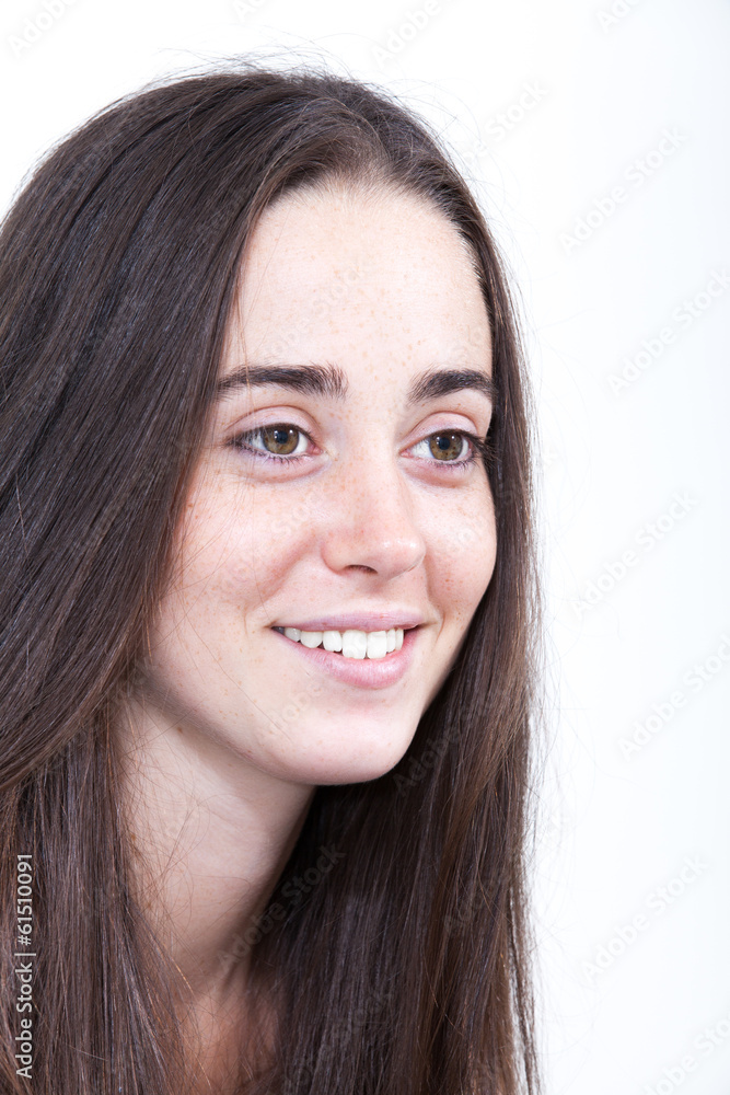portrait of a happy woman portrait of a happy woman
