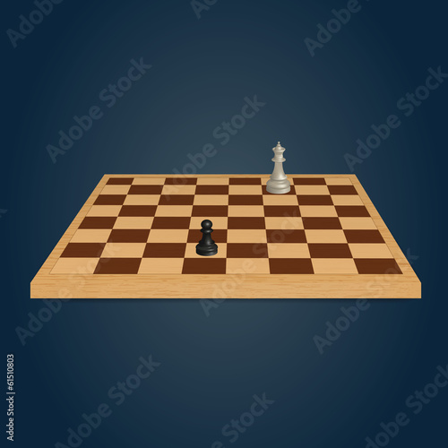 Wood chessboard