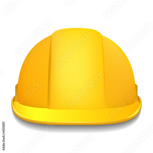 Yellow helmet