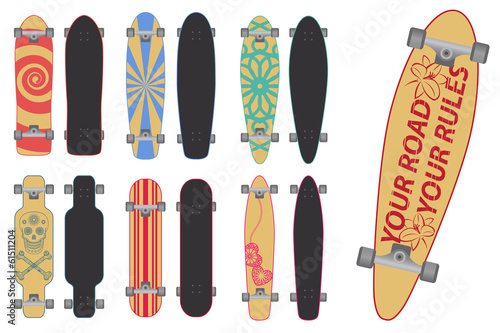 Skateboards and Longboards