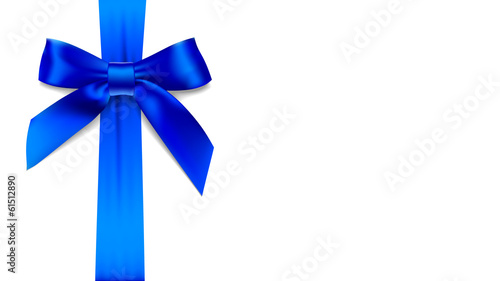 Blue bow