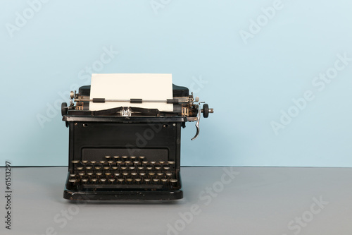Black typewriter