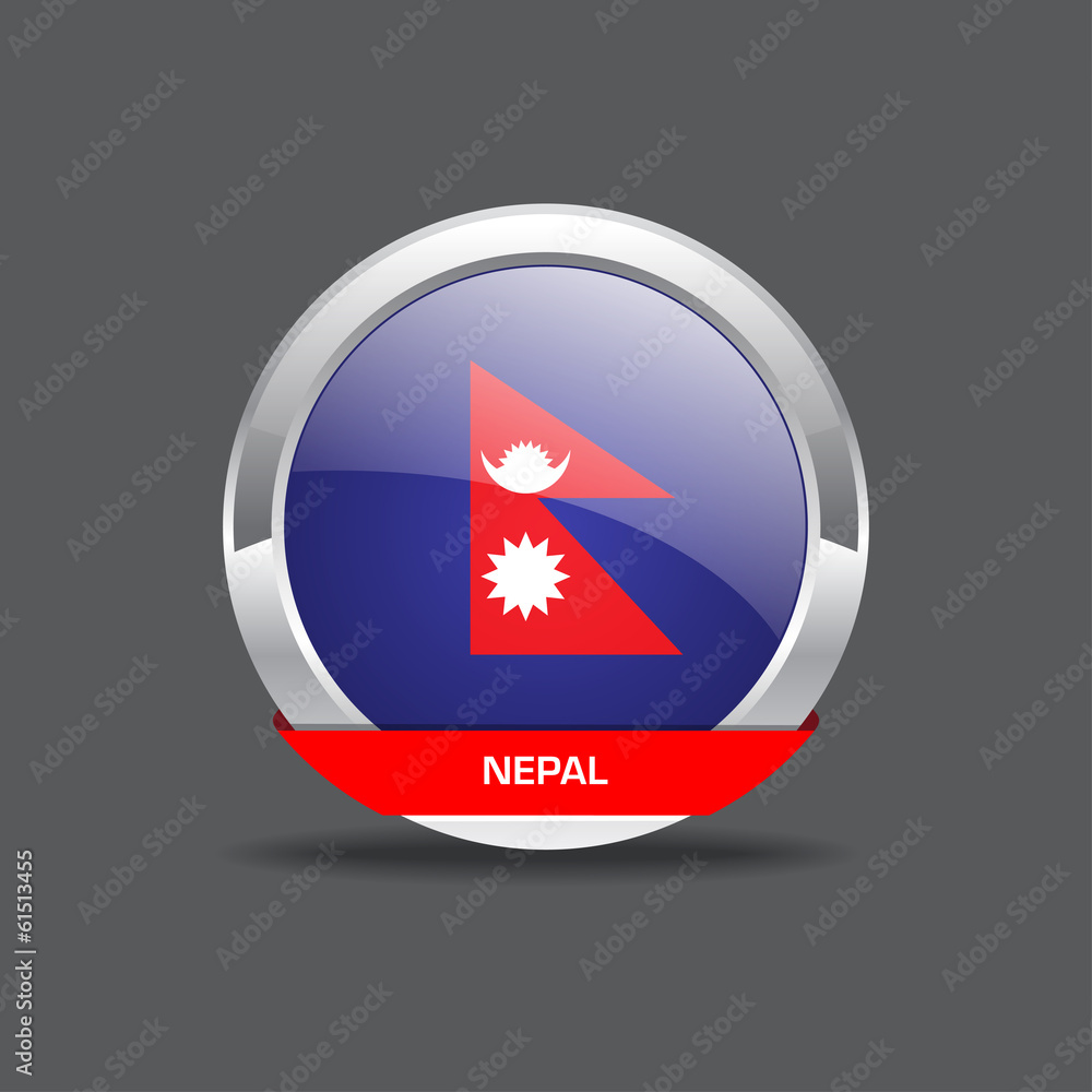 Nepal Flag Vector Icon
