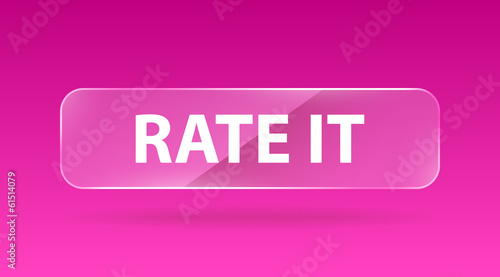 vector glass button rate it