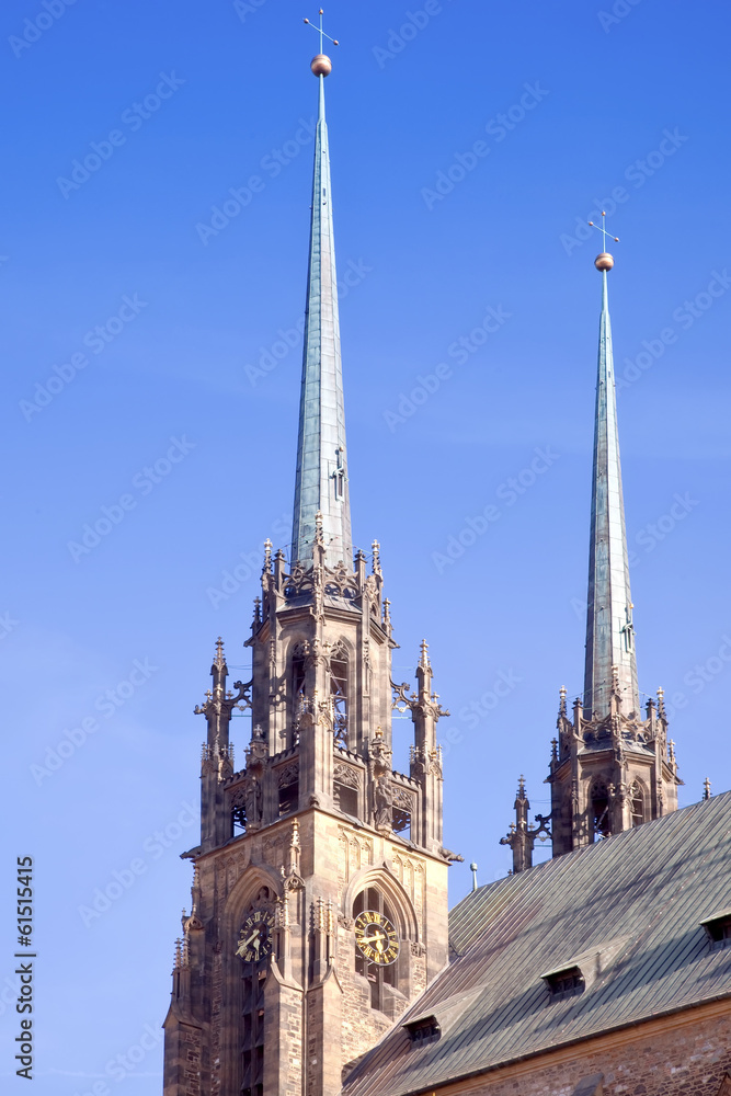 Brno. Cathedral of Saints Peter and Paul
