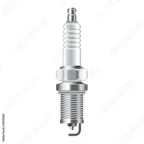 Spark plug vector illustration