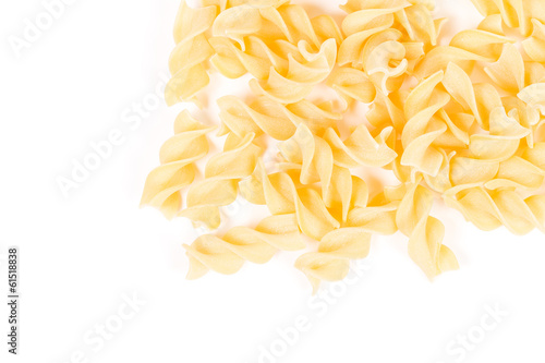 fusilli dry pasta