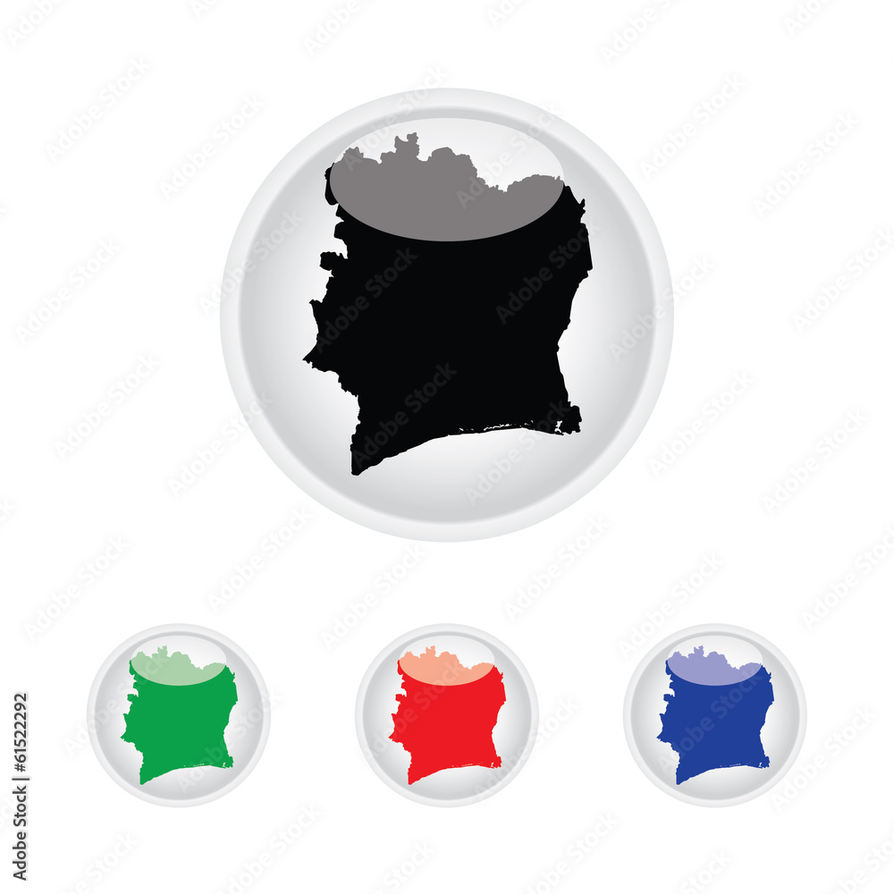 Icon Illustration with Four Color Variations Icon Illustration with Four Color Variations