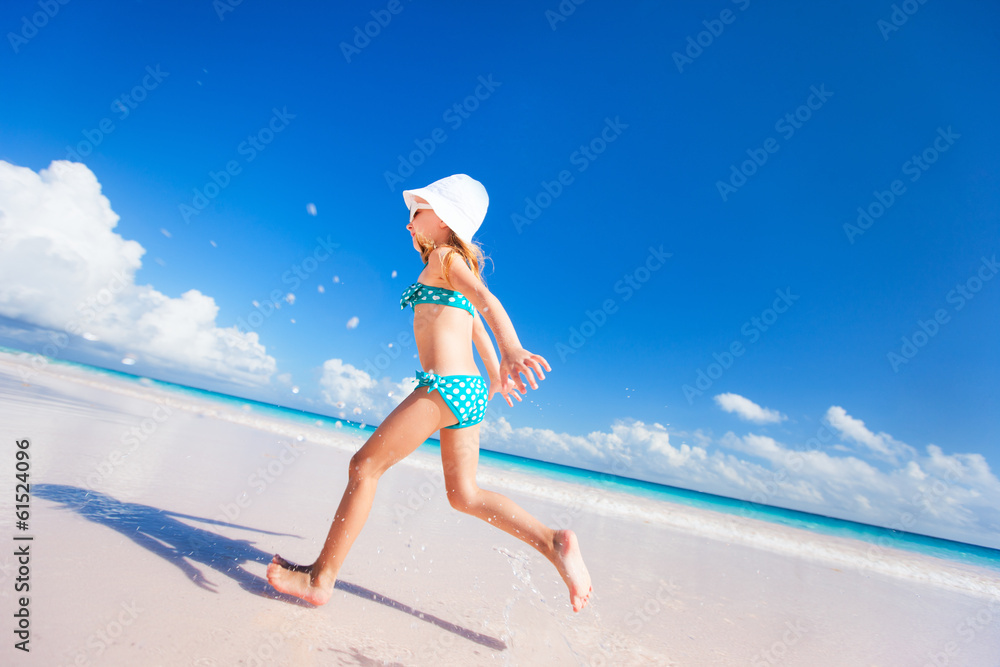 Little girl on vacation