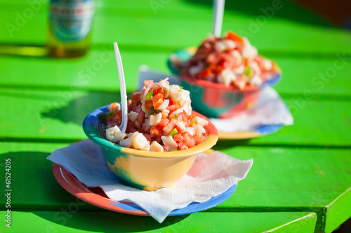 Fototapeta Bahamian conch salad