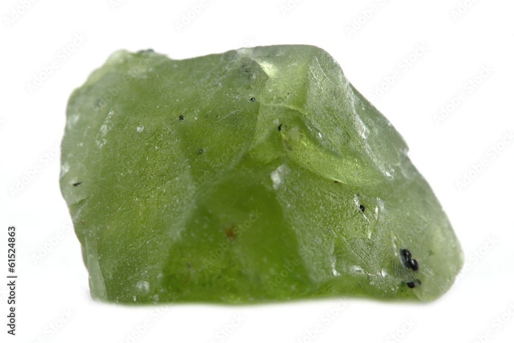 Peridot isolated on white Peridot isolated on white