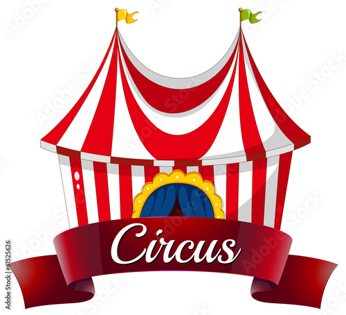 A circus label